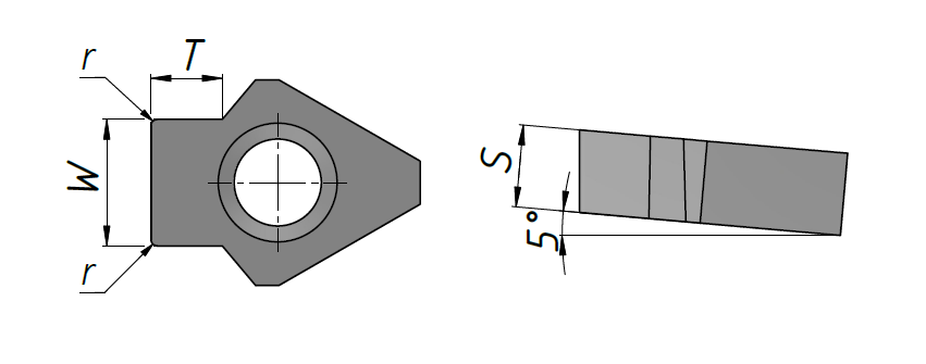 Пластина для долбяка B8 (8.13)