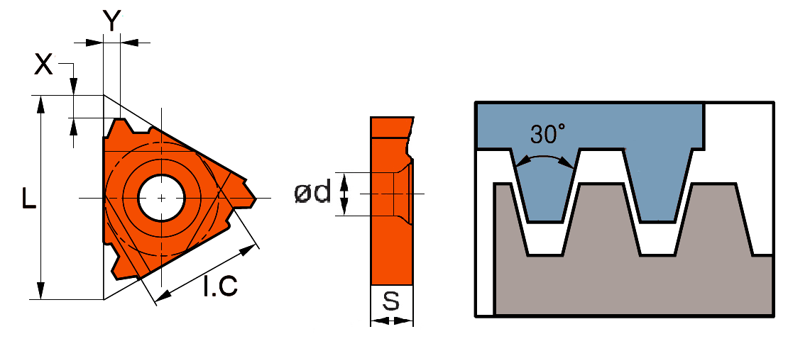Пластина 22ER 4.0TR LDA