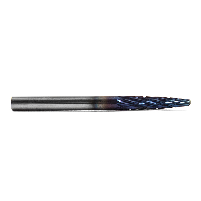 Борфреза твердосплавная форма L0313M03 с покрытием BNC (blue coating)