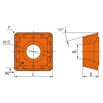 Пластина SPMT180510-PD PC5300