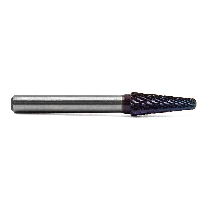 Борфреза твердосплавная форма L0822M06 с покрытием BNC (blue coating)