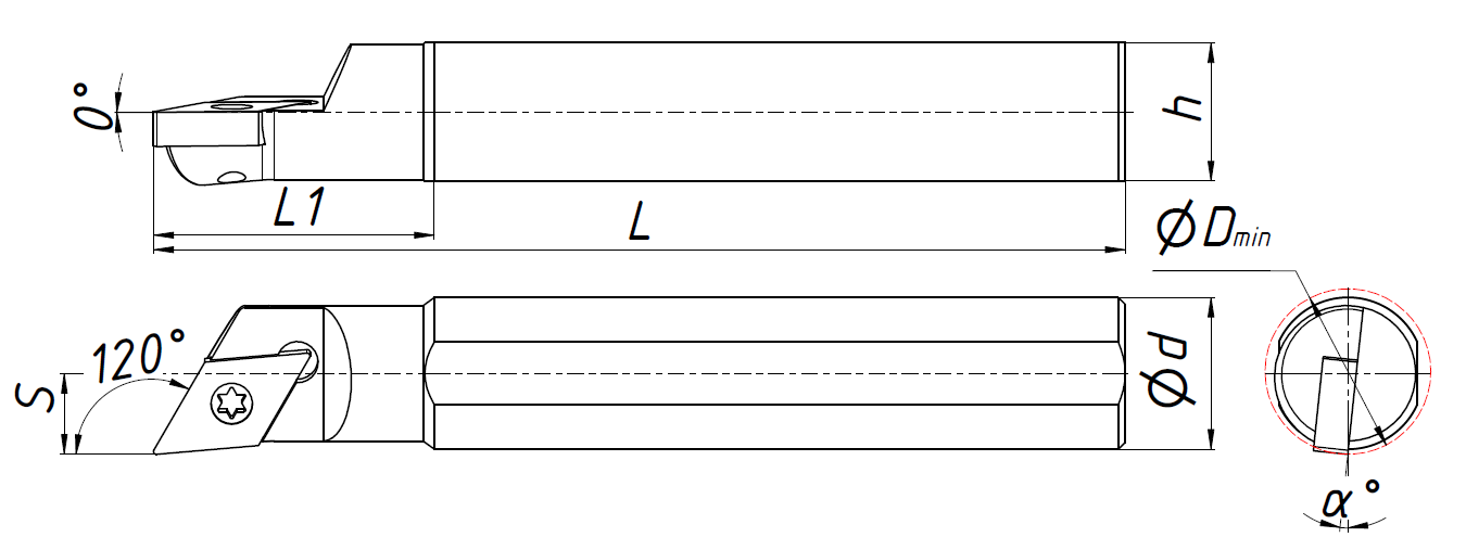Державка расточная S20R–SDXCR11