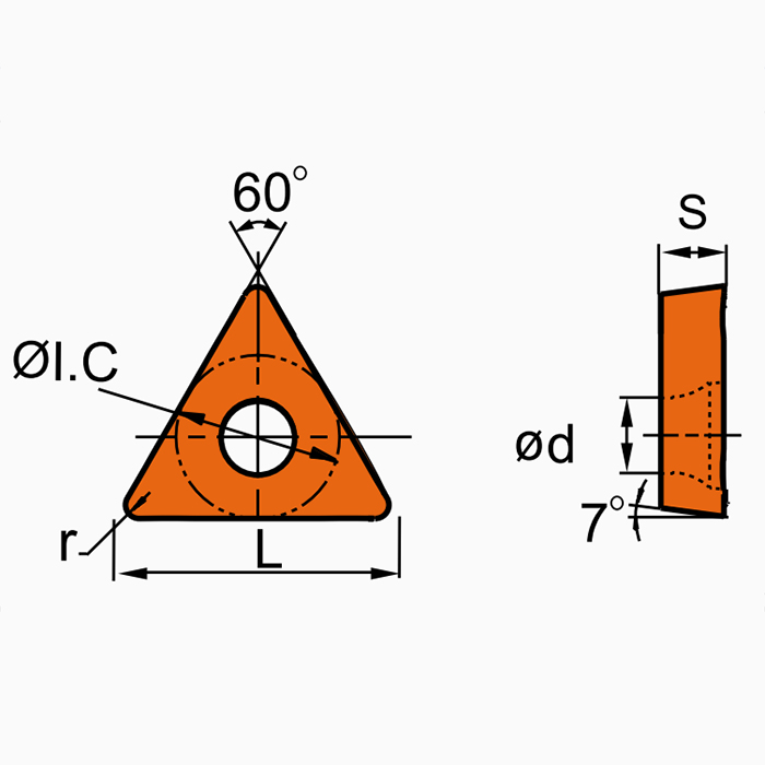 Пластина TCGT110204L-P WT220P