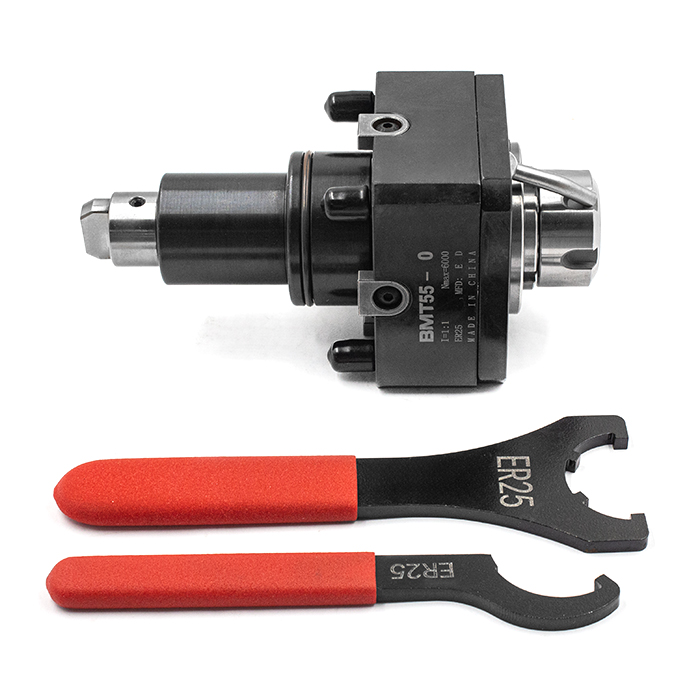 Осевой приводной цанговый блок BMT55-0-ER25