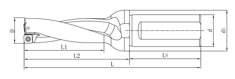 Сверло C25-SD19-4D-SP