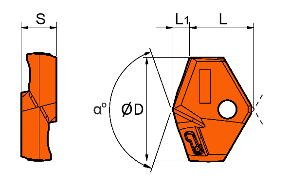 Пластина для сверл по металлу TPD130B PC5300