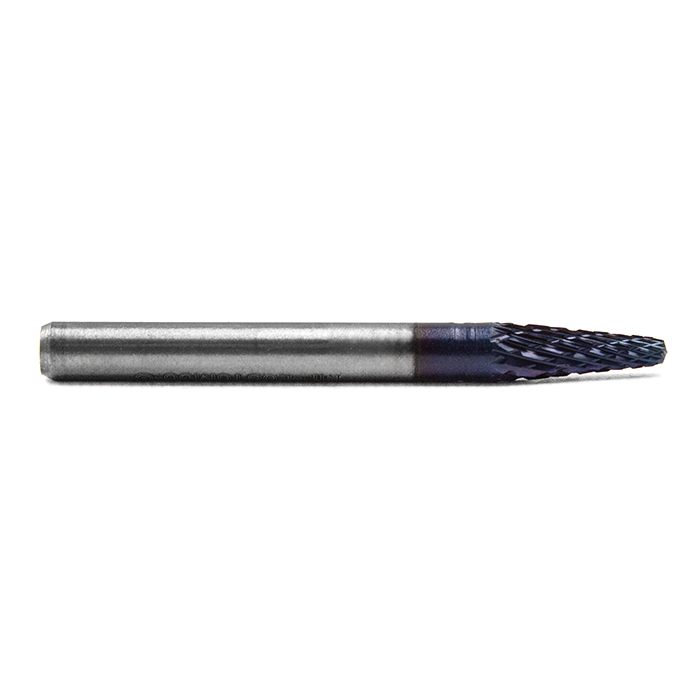 Борфреза твердосплавная форма L0616M06 с покрытием BNC (blue coating)