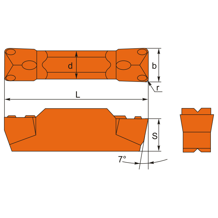 Пластина MGMN300-M HS8133