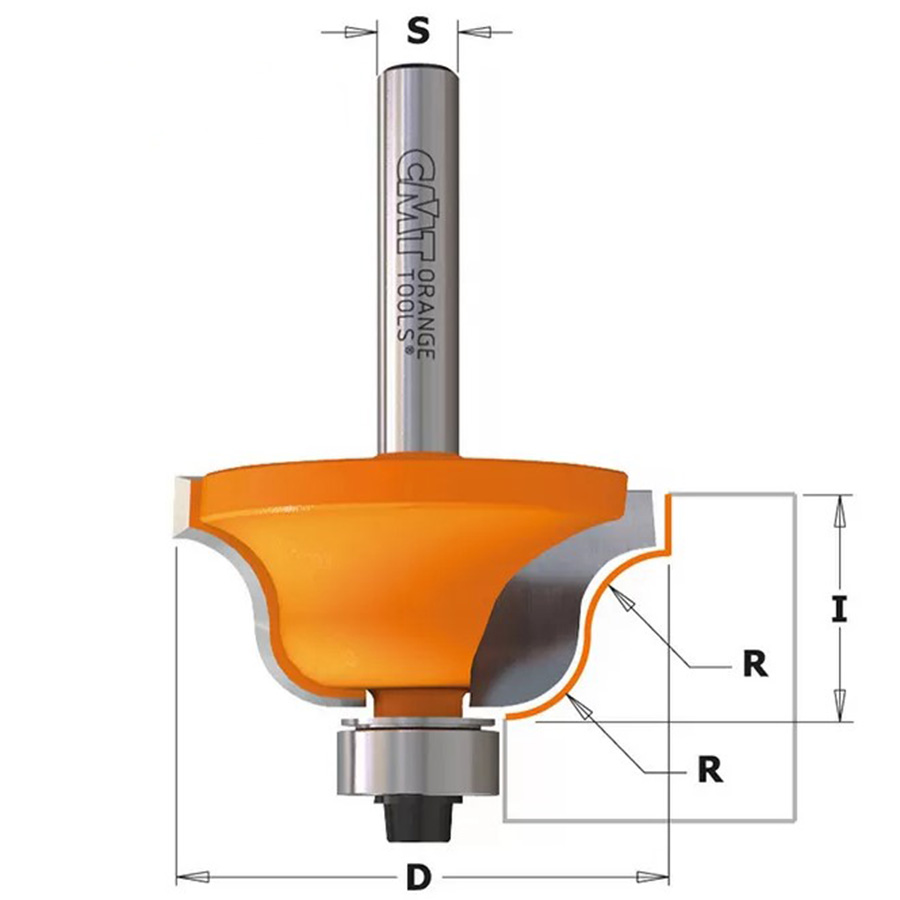 Фреза CMT S-образный римский профиль 740.350.11