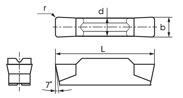Отрезная пластина MGMN150-G MK371