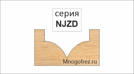 Фреза фасонная полукруглая радиусная DJTOL NJZD610