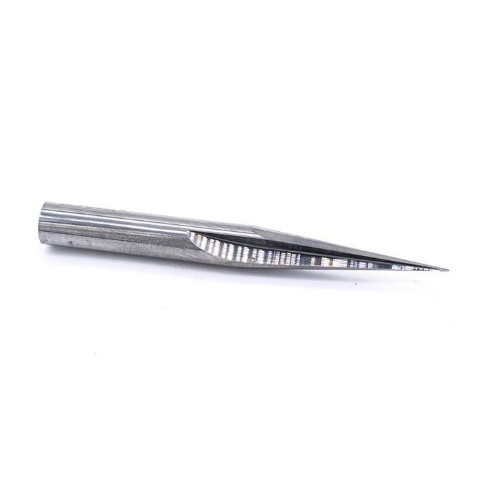 Фреза прямая двухзаходная конусная (плоский кончик) DJTOL N2ZXJ6250560