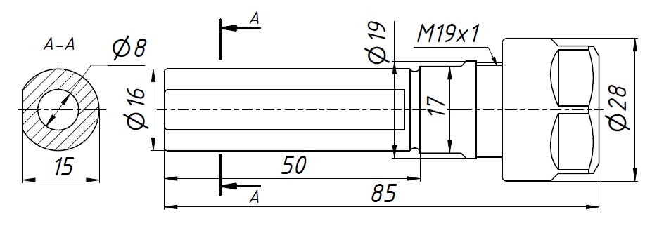 Удлинитель SL16-ER16A-50