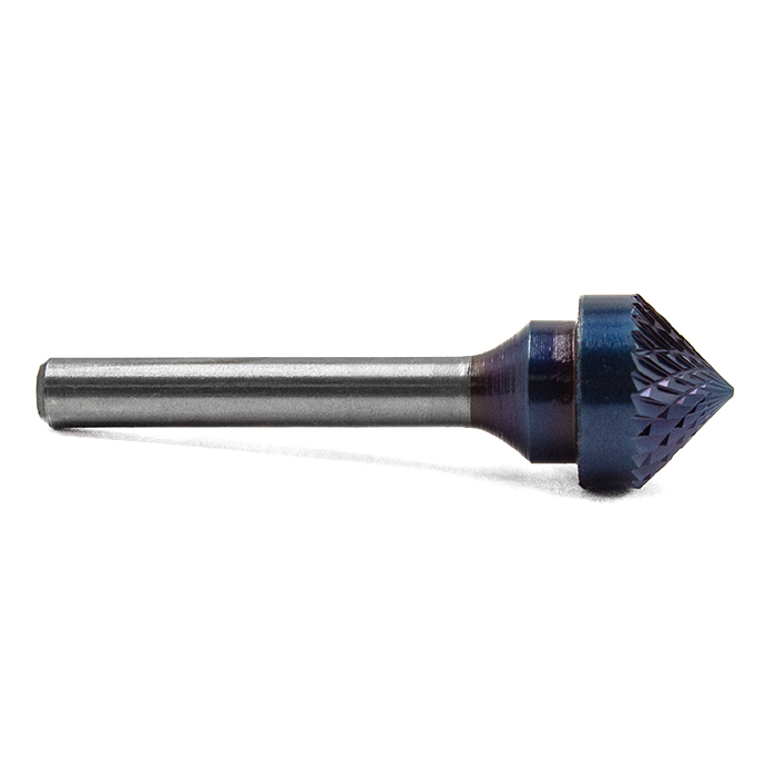 Борфреза твердосплавная форма K1608M06 с покрытием BNC (blue coating)