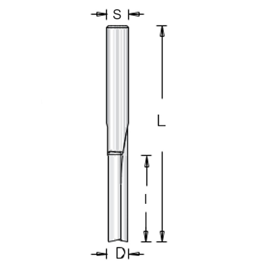 Фреза спиральная Dimar для обработки полимерных материалов 1870224