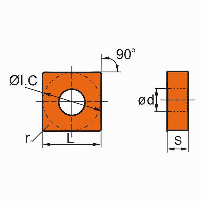 Пластина SNMG120408-OPM OC2125