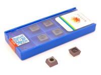 Пластины твердосплавные (сменные) для сверла по металлу SPGT090408-PM VP25TF (10 шт)