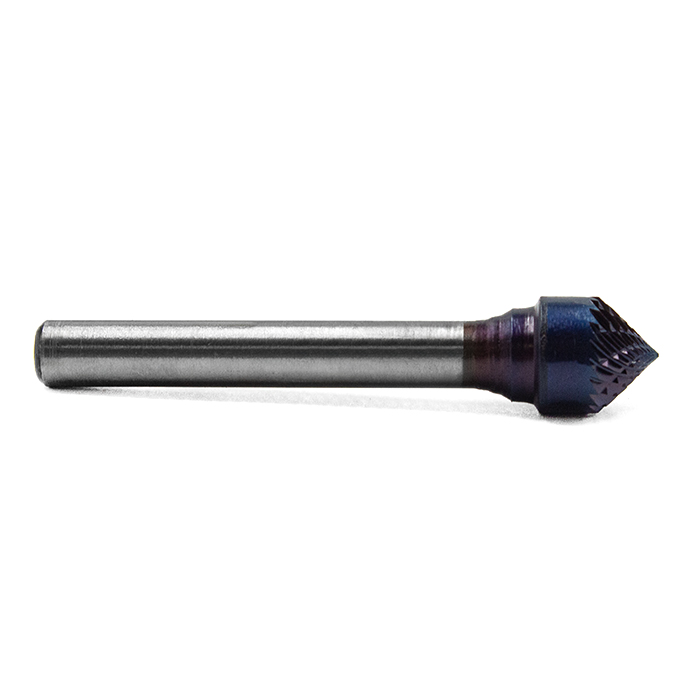 Борфреза твердосплавная форма K1005M06 с покрытием BNC (blue coating)