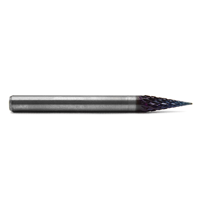 Борфреза твердосплавная форма M0618M06 с покрытием BNC (blue coating)