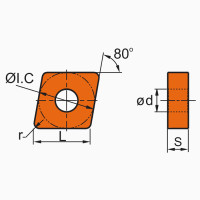Пластины CNGA
