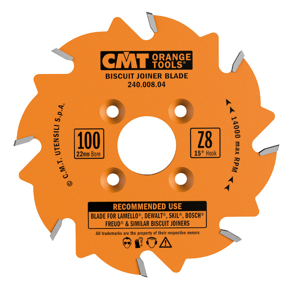 Пазовый пильный диск CMT для шпоночного соединения 240.004.04