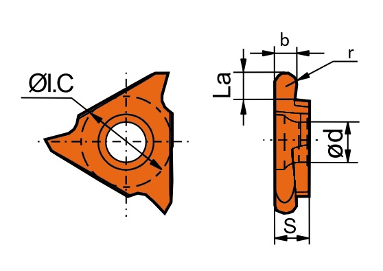 Пластина QC22R250R YBG205