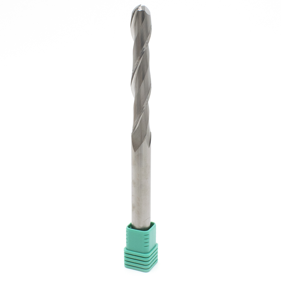 Фреза спиральная двухзаходная сферическая DJTOL N2QX1272L (L-150)