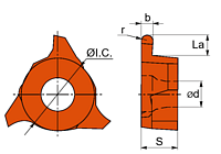 Пластина QC22R400R YBG205