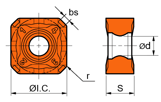 Твердосплавная сменная пластина SNMX1205ANN-M G7205P