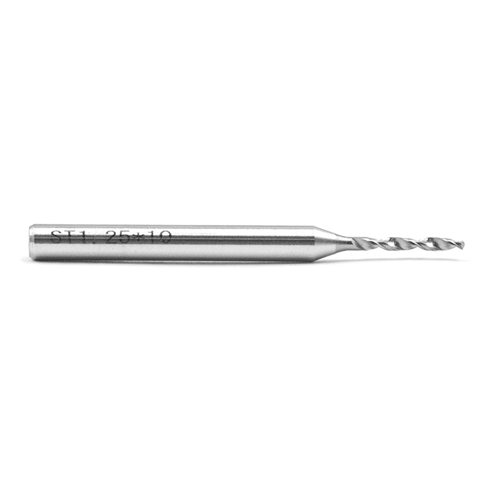 Сверло для печатных плат MF-ST1,25 Dc=1,25 L1=10 L=38,1 d1=3,175