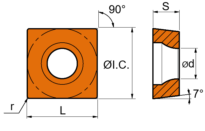 Пластина для точения SCMT120408-TM G8125H