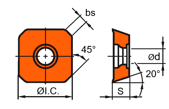 Пластина фрезерная SEKT1204AFTN G6115K