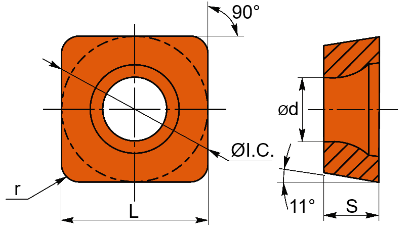 Пластина SPMW090304 P6205