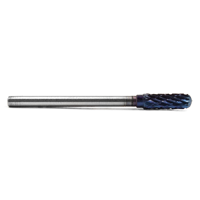 Борфреза твердосплавная форма C0413M03 с покрытием BNC (blue coating)