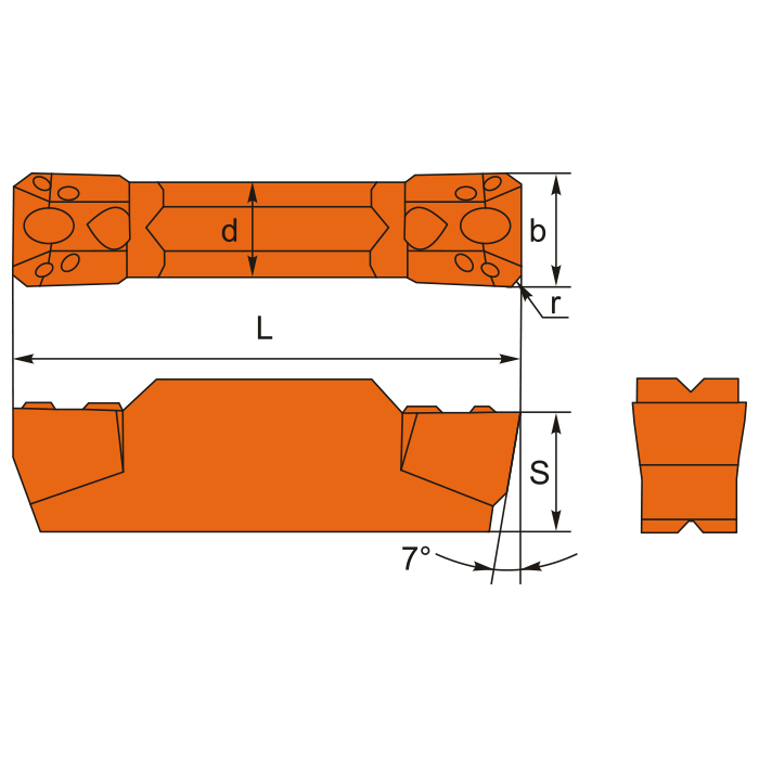 Пластина MGMN400-M HS8133