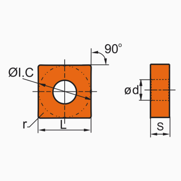 Пластина токарная для точения SNMG150612-GR JT4125