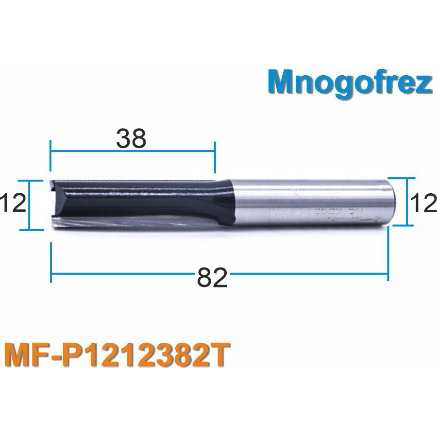 Фреза Mnogofrez пазовая с напайными ножами, MF-P1212382T