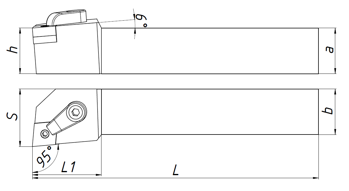 Державка MCLNR3232P16