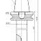 Оправка фрезерная (патрон) BT50-FMB22-200