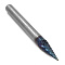 Борфреза твердосплавная форма M0618M06 с покрытием BNC (blue coating)