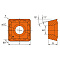 Пластина SPMG090408-TG YF6118