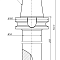 Оправка фрезерная (патрон) BT50-FMB27-200