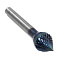 Борфреза твердосплавная форма J1210M06 с покрытием BNC (blue coating)