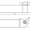 QFGD2525R22-130H резец канавочный