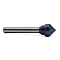 Борфреза твердосплавная форма K1206M06 с покрытием BNC (blue coating)