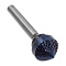 Борфреза твердосплавная форма K1608M06 с покрытием BNC (blue coating)