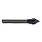 Борфреза твердосплавная форма J0807M06 с покрытием BNC (blue coating)