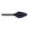 Борфреза твердосплавная форма F1625M06 с покрытием BNC (blue coating)