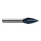Борфреза твердосплавная форма G1020M06 с покрытием BNC (blue coating)