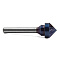 Борфреза твердосплавная форма K1608M06 с покрытием BNC (blue coating)
